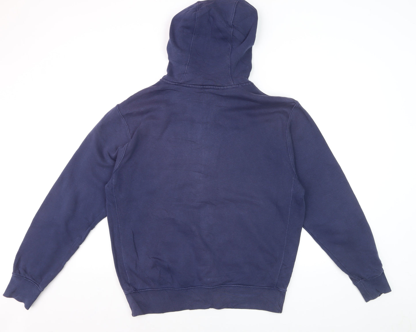 Nike Men's Blue M Full Zip Hoodie with Logo Pockets