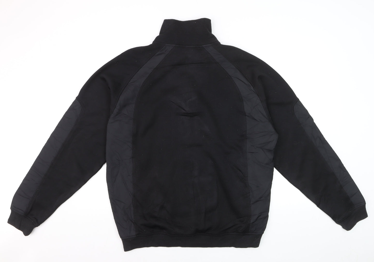 Lacoste Men's Black XL Track Jacket Full Zip Fleece Sportswear