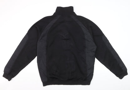Lacoste Men's Black XL Track Jacket Full Zip Fleece Sportswear