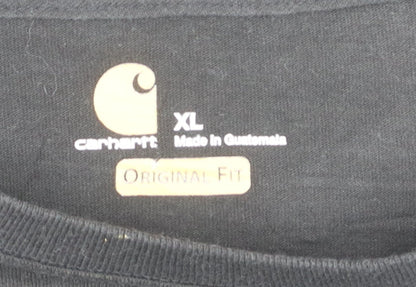 Carhartt Men's Black XL Classic Fit Pocket Work T-Shirt