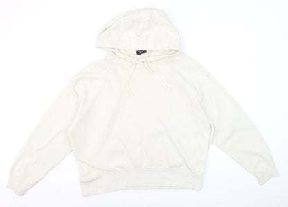 Nike Men's Ivory Pullover Hoodie M Regular Fit Fleece Sweatshirt