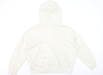 Nike Men's Ivory Pullover Hoodie M Regular Fit Fleece Sweatshirt