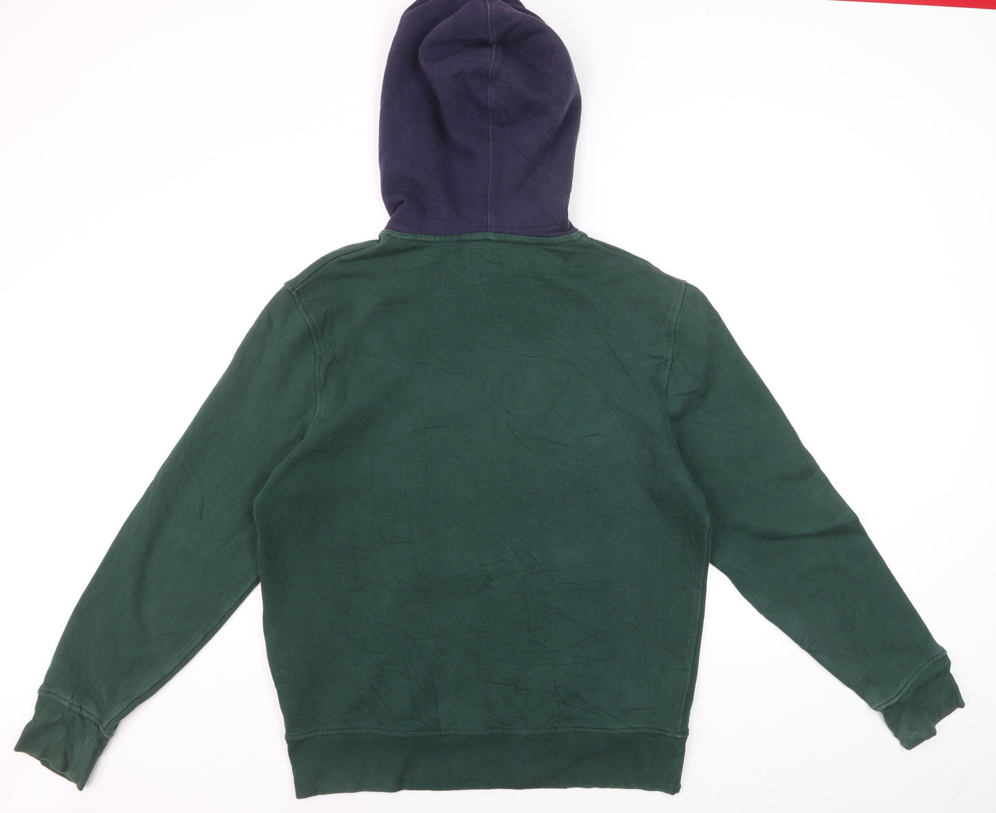Levi's Men's Green Pullover Hoodie M Hooded Graphic Logo Sweatshirt