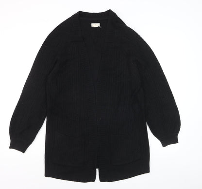 Fat Face Women Black Long Sleeve Knit Cardigan UK 10