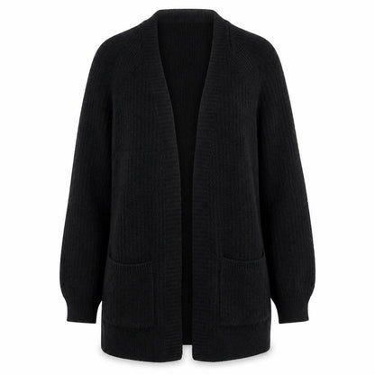 FatFace Women Black Long Sleeve Knit Cardigan UK 10