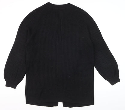 Fat Face Women Black Long Sleeve Knit Cardigan UK 10