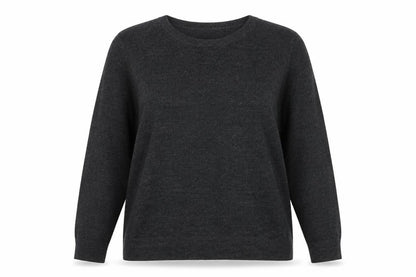 Marks and Spencer Women’s Grey Acrylic Crew Neck Jumper Size 24