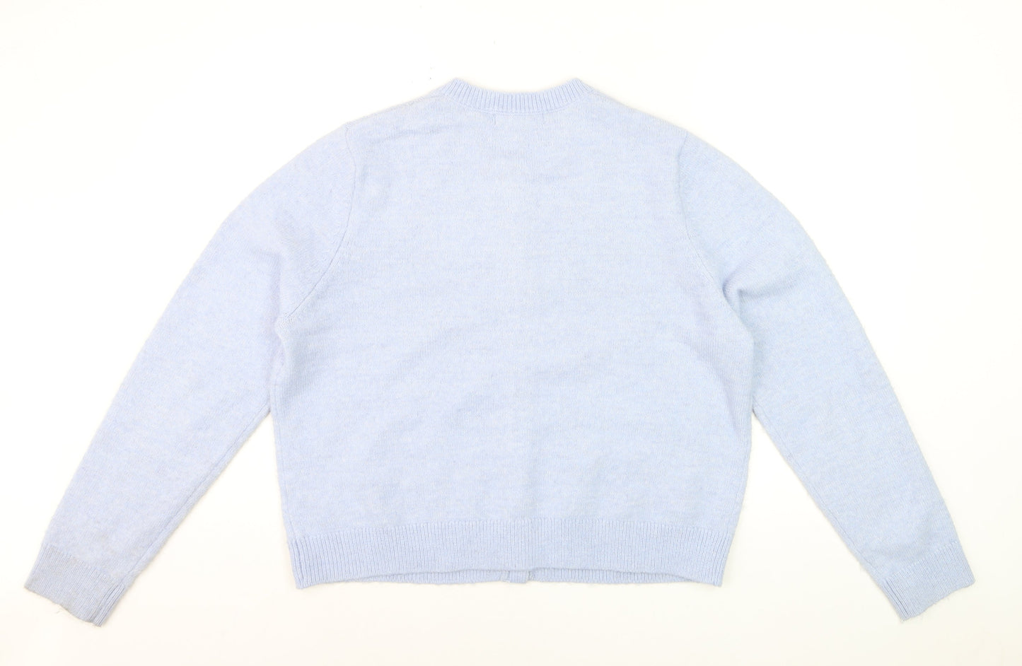 Marks and Spencer Women's Blue Long Sleeve Cardigan L