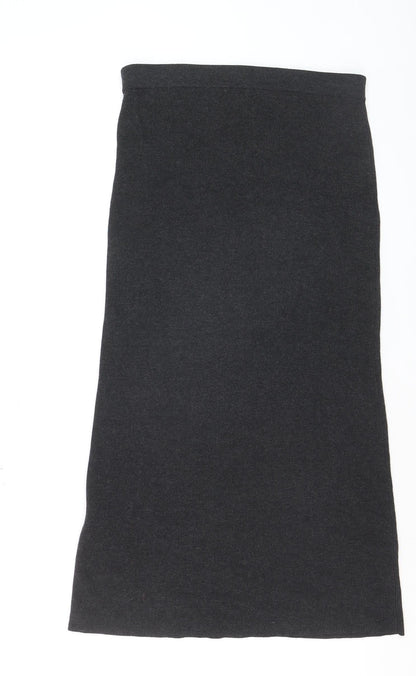 Steilmann Women's Black Size 12 Pencil Knit Midi Skirt