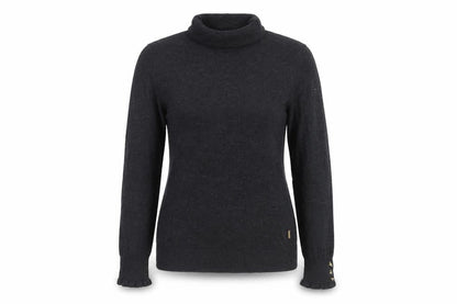 Joules Womens Black Roll Neck Long Sleeve Knit Jumper Size 10