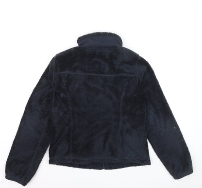 Abercrombie Girls Black XL Full Zip Fleece Hoodie Jacket