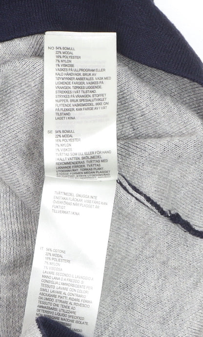 White Stuff Women's Blue V-Neck Knit Sweater Dress Size 14
