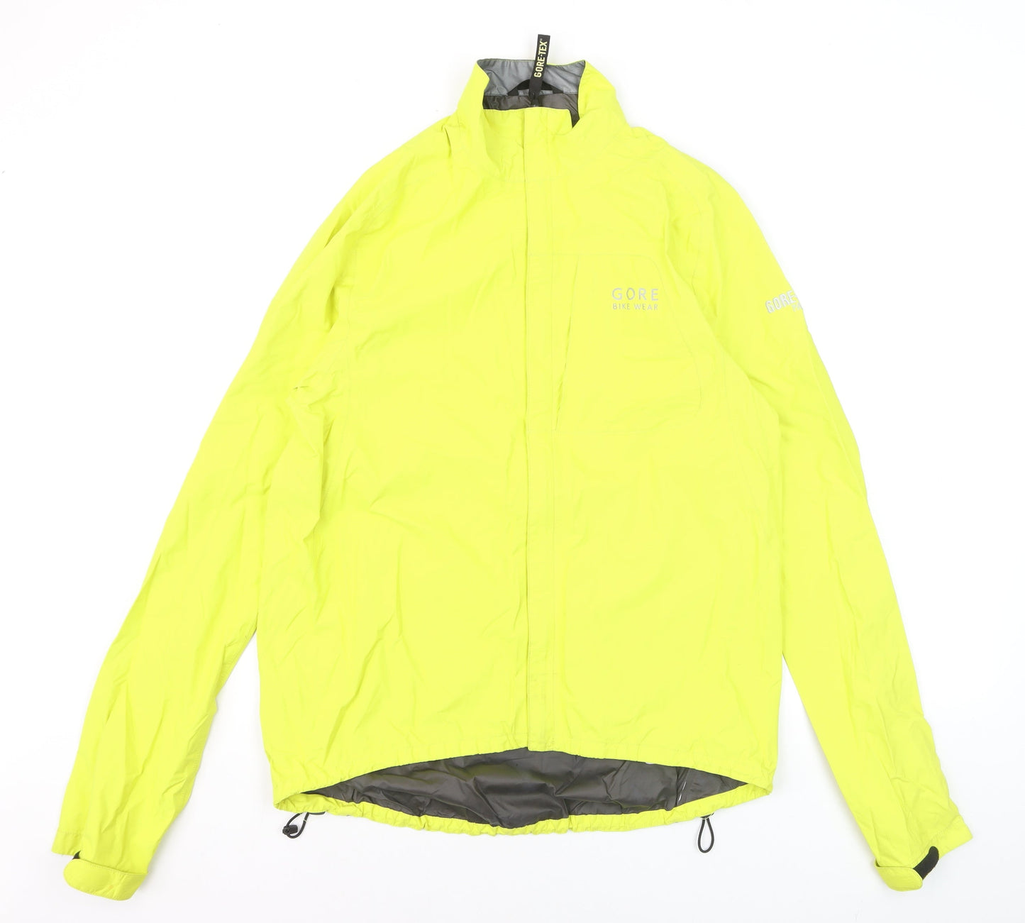 Gore Bike Wear Men's Yellow M Windproof Waterproof Cycling Jacket
