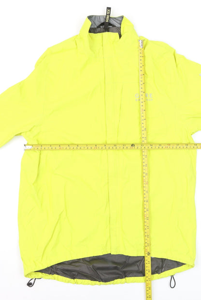 Gore Bike Wear Men's Yellow M Windproof Waterproof Cycling Jacket