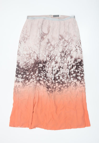 Mint Velvet Women’s Multicoloured Size 14 A-Line Midi Skirt