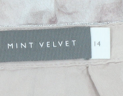 Mint Velvet Women’s Multicoloured Size 14 A-Line Midi Skirt
