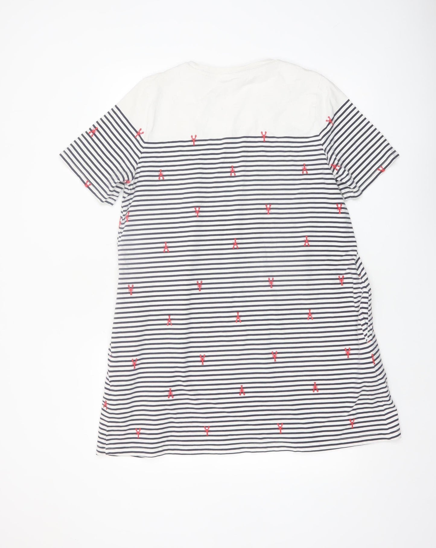 Joules Women’s Multicoloured Stripe T-Shirt Dress Size 14