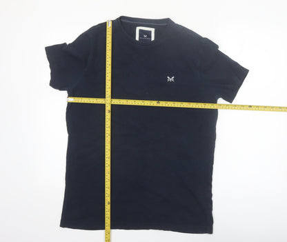 Crew Clothing Company Men's Navy Cotton Crew Neck T-Shirt M
