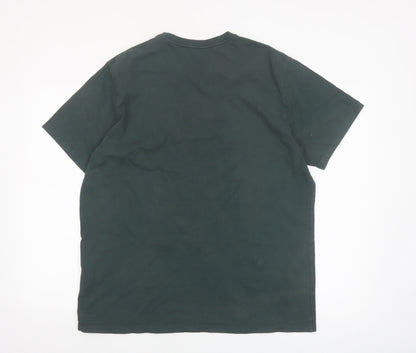 Levi's Men's Green Crew Neck Cotton T-Shirt Size L Regular Fit