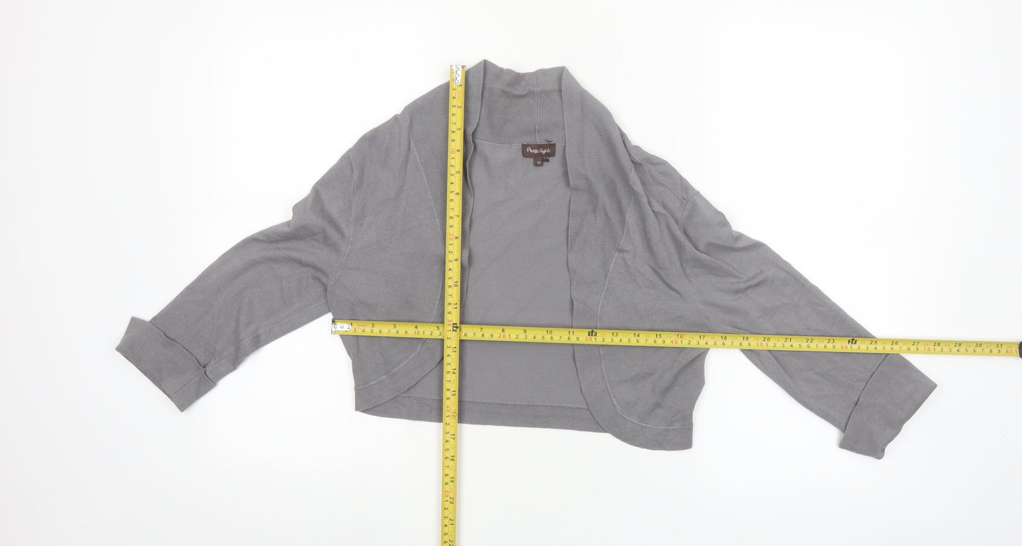 Phase Eight Women’s Grey Knit Shrug Cardigan Size 12