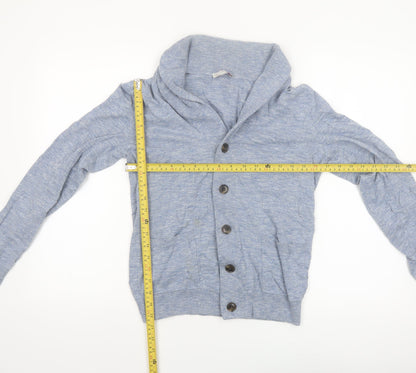Gap Women's Blue Cotton Button Cardigan XS