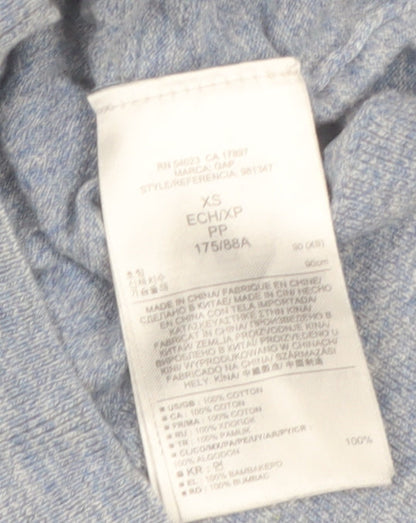 Gap Women's Blue Cotton Button Cardigan XS