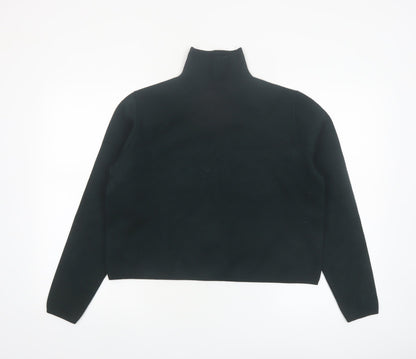 & Other Stories Womens Black Roll Neck Slim Fit Jumper Size 8