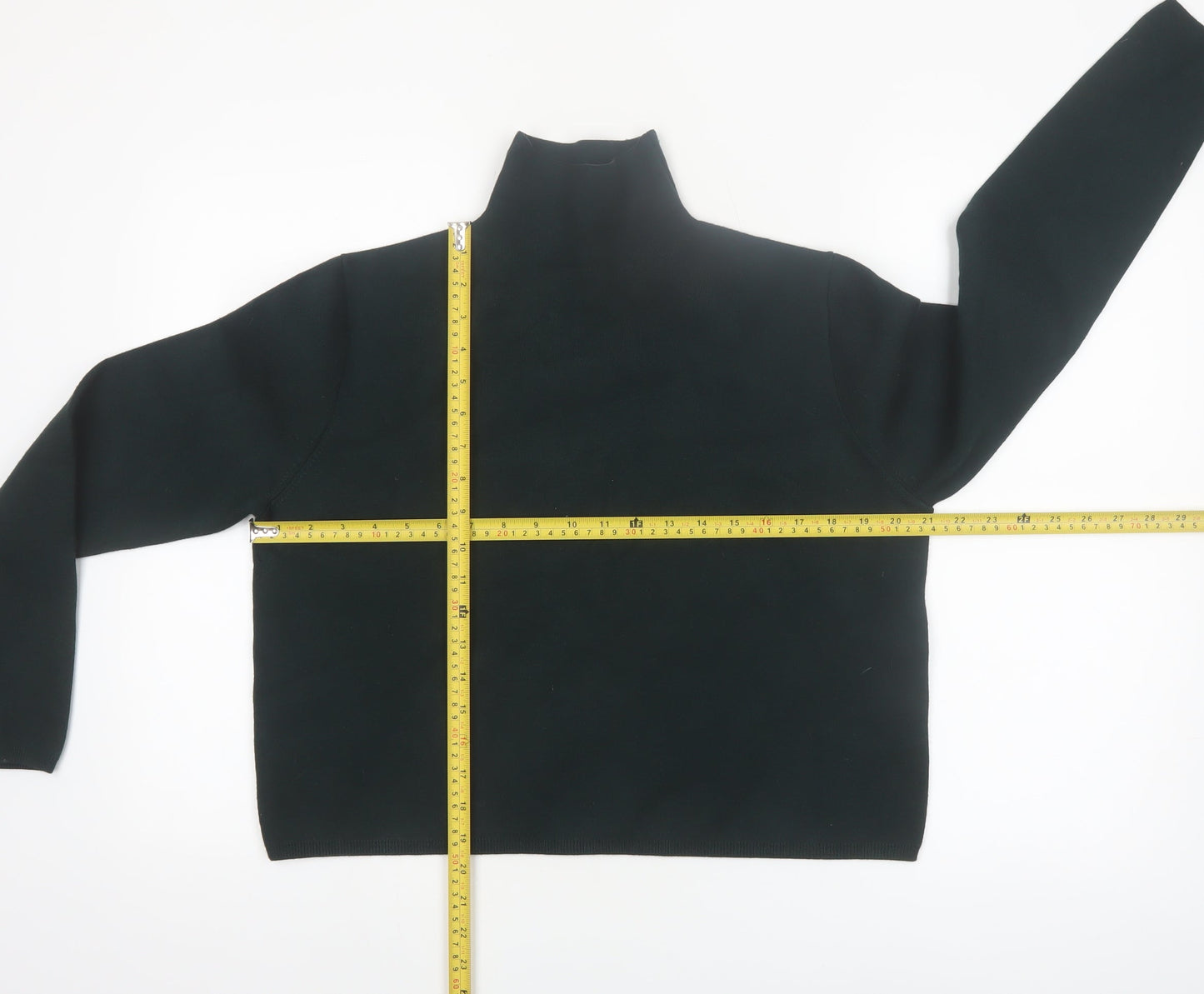 & Other Stories Womens Black Roll Neck Slim Fit Jumper Size 8