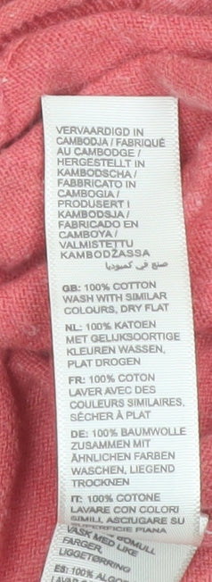 Fat Face Women’s Pink Cotton Button Cardigan Size 10