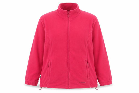 Mountain Life Women's Pink Fleece Jacket Size 18 Full Zip Lightweight Outdoor