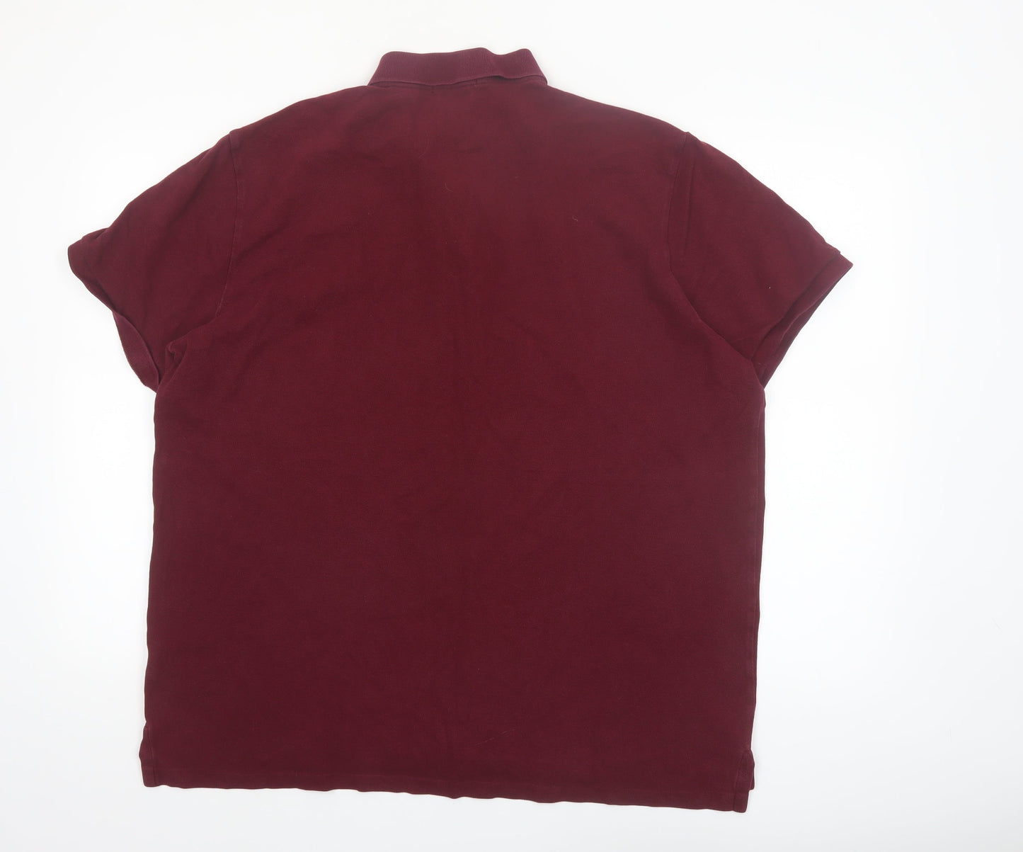 Ralph Lauren Men’s Red Custom Slim Fit Polo Shirt 2XL