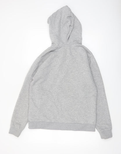 MP Men's Grey Full Zip Fleece Hoodie Size M Regular Fit