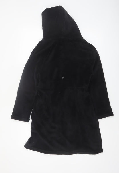 Liverpool FC Boys Black Fleece Hooded Robe 9-10 Years