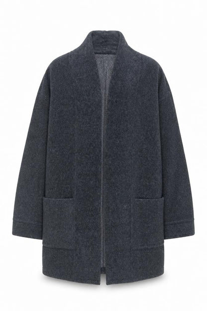 DKNY Men Grey L Robe Soft Lounge Nightwear Polyester Blend