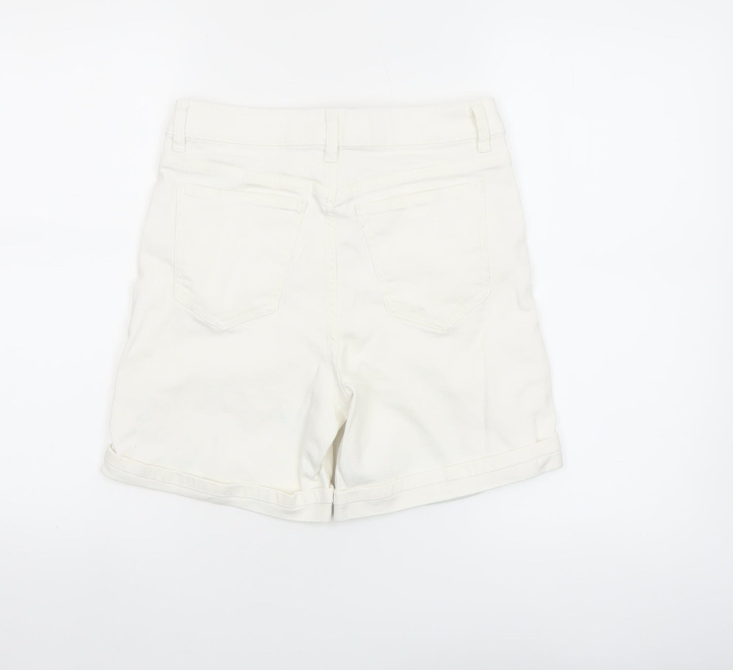 Marks and Spencer Women’s Ivory Size 6 Boyfriend Shorts