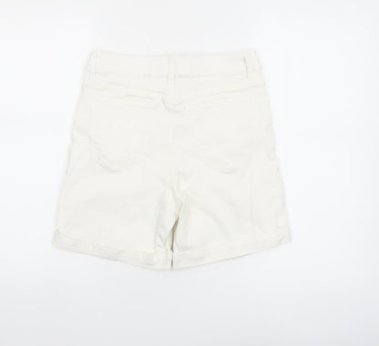 Marks and Spencer Women’s Ivory Size 6 Boyfriend Shorts