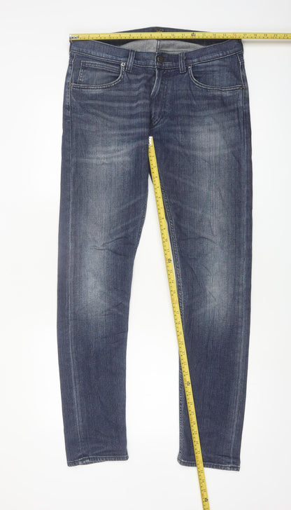 Lee Men’s Blue Luke Slim Fit Jeans W32 L34 Denim Classic