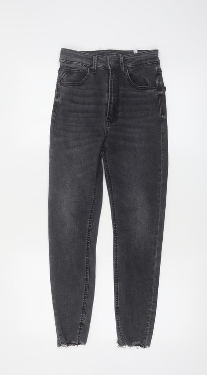 Stradivarius Women’s Black Skinny High Waist Jeans Size 8