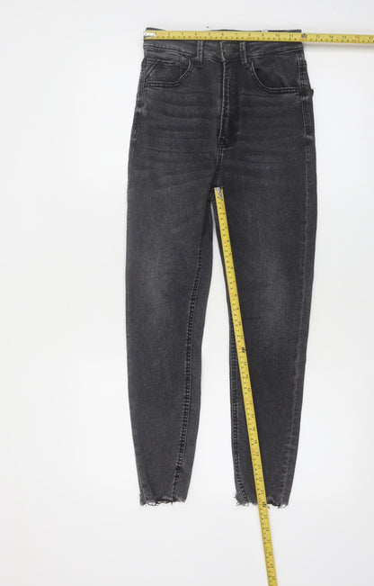 Stradivarius Women’s Black Skinny High Waist Jeans Size 8