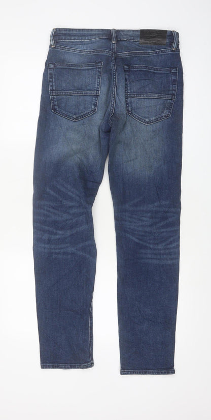 Marks and Spencer Men's Blue Slim Fit Stretch Denim Jeans 30W 31L