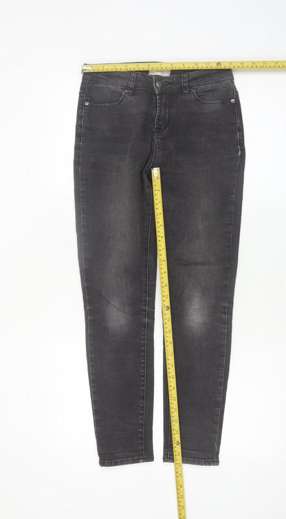 Hush Women's Grey Skinny Jeans Size 8 Slim Fit Stretch Denim