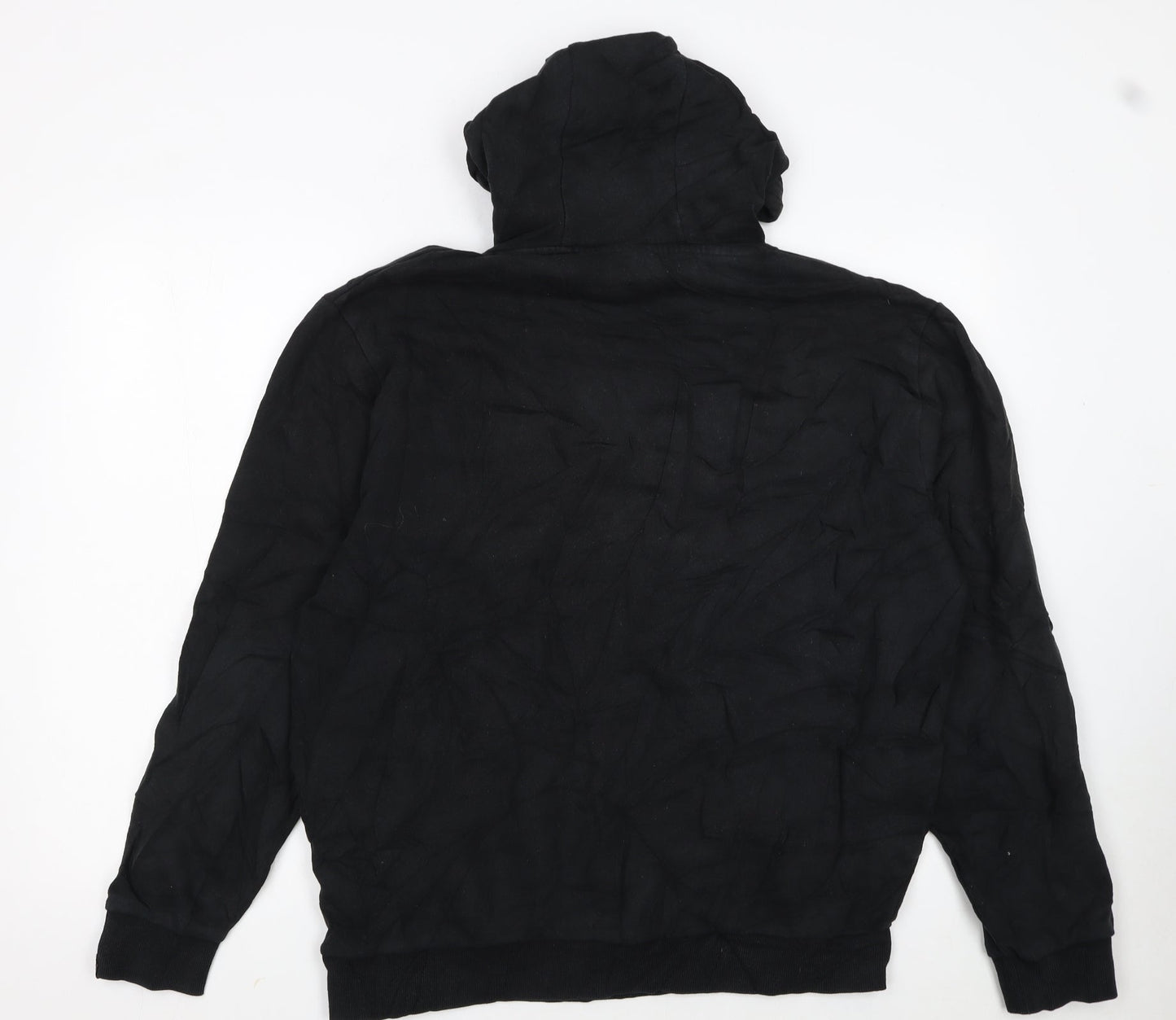 Ellesse Womens Black XL Pullover Hoodie with Gold Logo