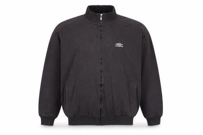 Umbro Men Black 2XL Track Jacket Full Zip Lightweight Sportswear
