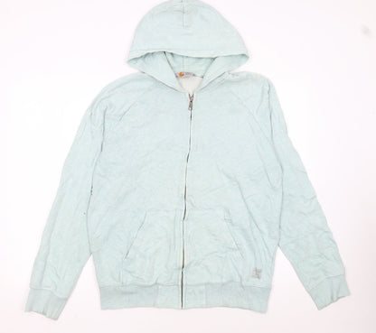 Carhartt Women’s Light Blue Full Zip Hoodie Size L