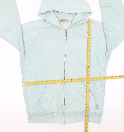 Carhartt Women’s Light Blue Full Zip Hoodie Size L