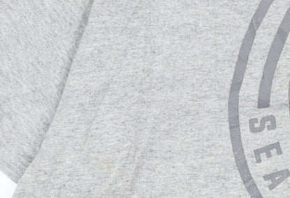 NFL Team Apparel Men's Grey Seattle Seahawks XL T-Shirt