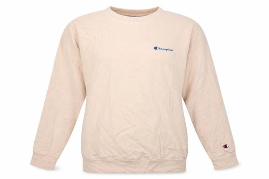 Champion Women Beige Long Sleeve Pullover Sweatshirt Size L