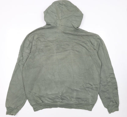 Champion Womens Green XXL Pullover Hoodie with Logo