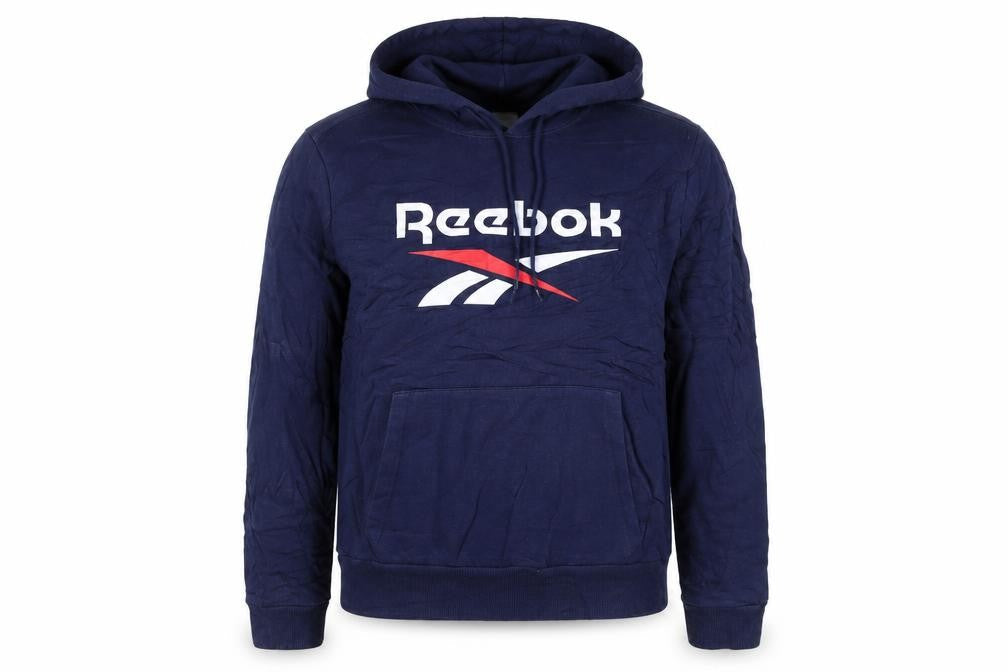 Reebok Women's Navy Pullover Hoodie Medium Casual Sportswear