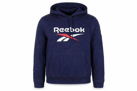 Reebok Women's Navy Pullover Hoodie Medium Casual Sportswear